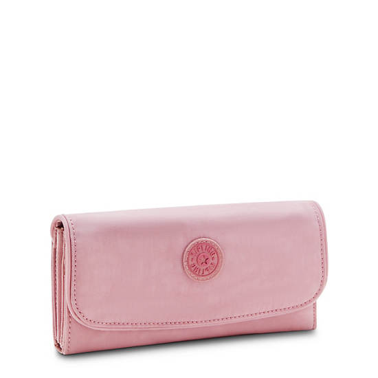 Portefeuilles Kipling Money Land Snap Wallet Rose | FR 1023GS